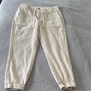 American Eagle Outfitters Beige Denim Jogger Jeanns